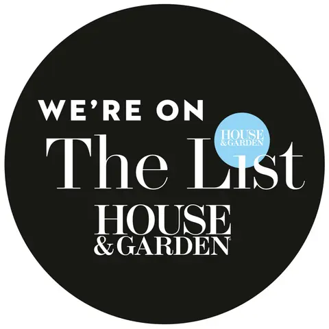 House & Garden ‘The List’ featured designer badge